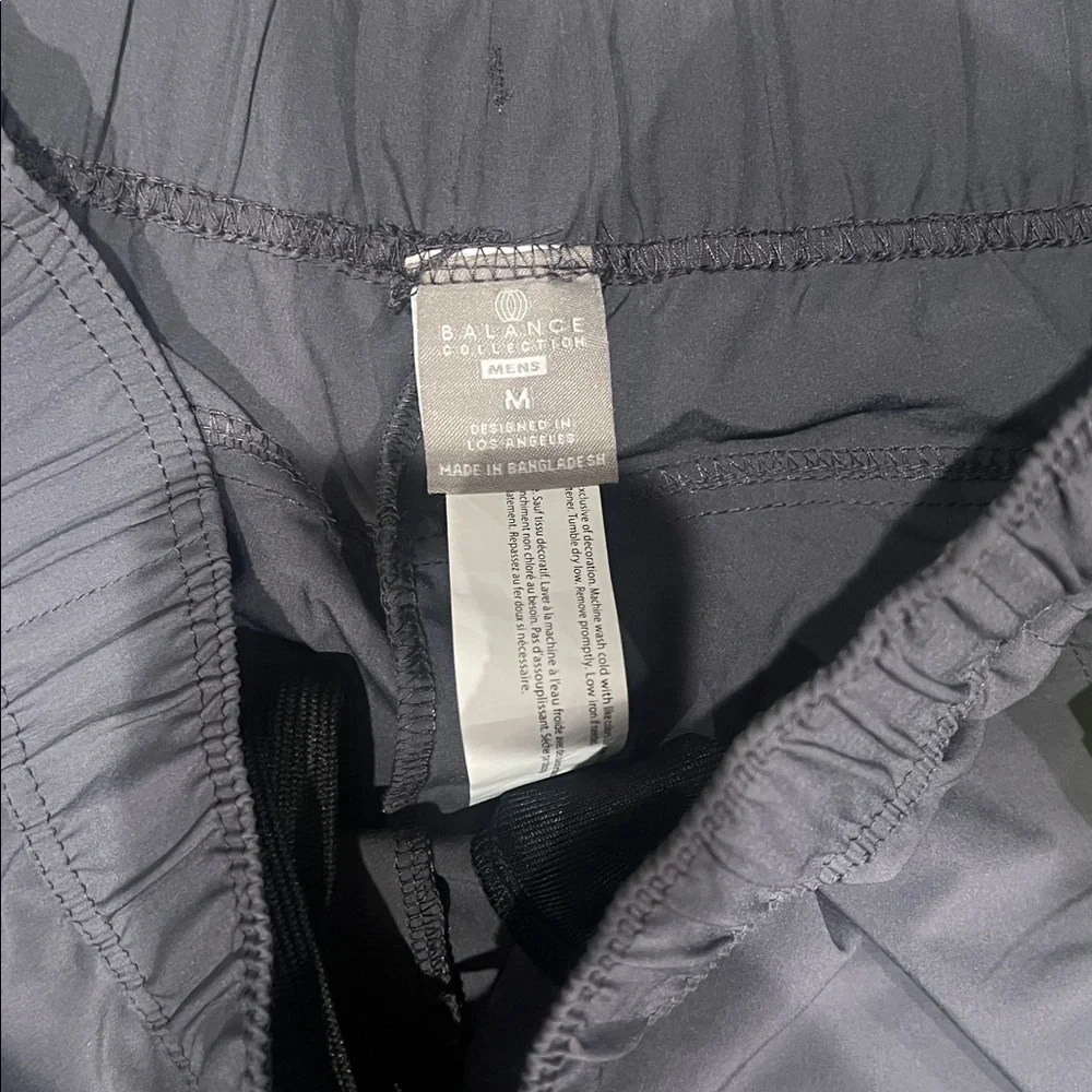Balance Collection Men's Grey Joggers with Reflective Detail
